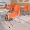 Flash Furniture Orange Shell Stack Chair RUT-EO1-OR-GG